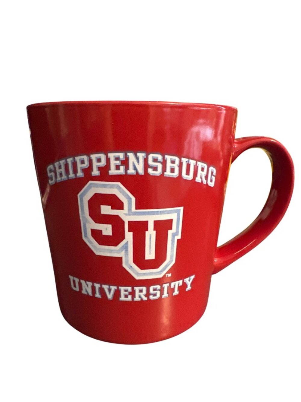 Shippensburg University Red Ceramic Mug By RFSJ Inc. - 14 Oz Large Coffee Mug Wi